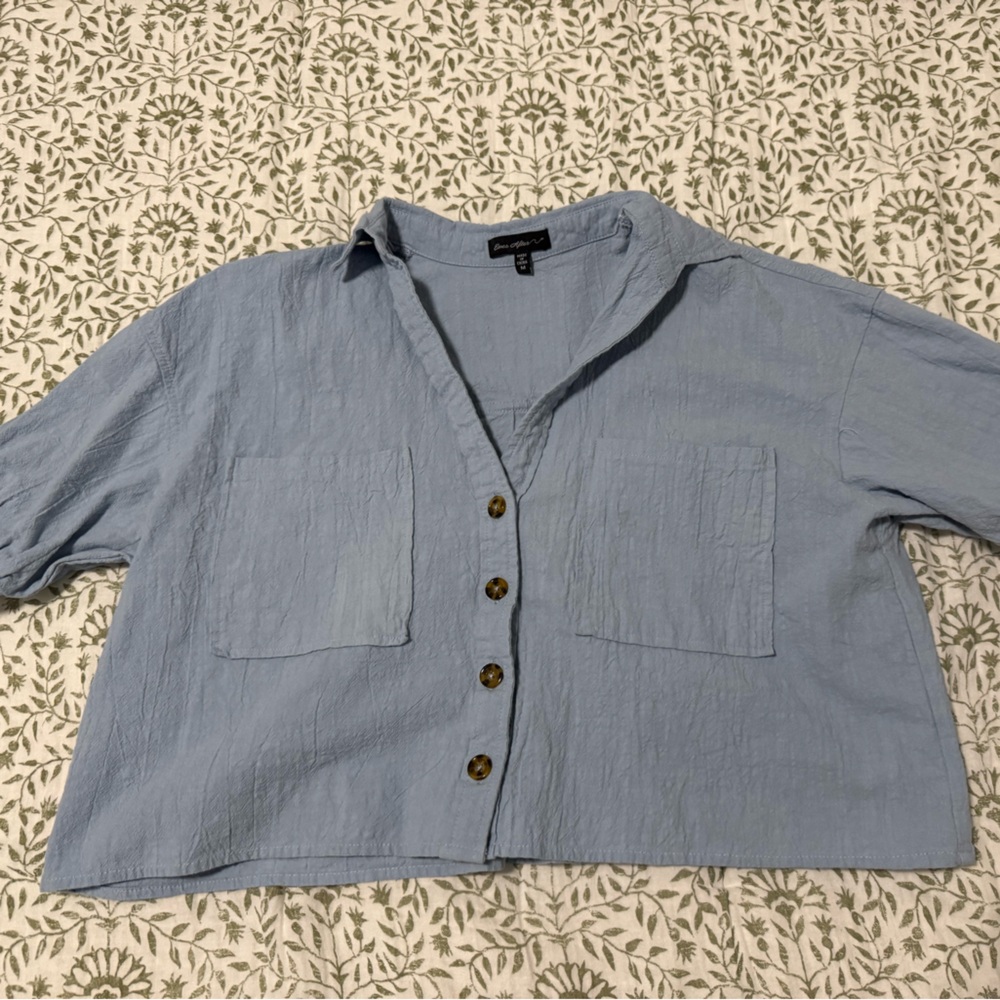 Light Blue Button-Up Shirt